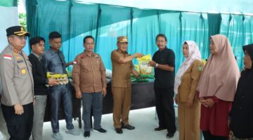 Polres Meranti Kawal Kegiatan Gerakan Pangan Murah di Alahair Timur